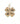 14K Diamond Clover Charm