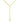 14K Split 2 Way Lariat Necklace