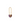 14K Ruby Single Saftey Pin Earring