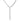 Sterling Silver Lariat Rolo Necklace