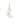 14K Mini Moon Diamond Enamel Charm