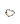 Gold Plated Black Enamel Heart Charm Enhancer