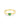 14K Emerald Heart Bezel Ring
