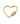 Gold Plated Heart Carabiner Charm