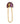 14K Ruby Single Saftey Pin Earring
