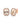 14K Morganite Halo Diamond Studs