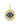 14K Diamond Evil Eye Charm