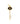 14K Enamel Key Charm