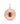 14K Ruby And Diamond Charm