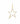 14K Diamond Open Star Charm