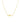 14K E2W Cross Paper Clip Necklace
