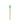 14K Single Emerald Ear Chain