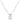 14K Diamond Gothic Initial Necklace