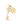 14K Diamond Key and Lock Charm