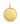 14K Diamond Disc Pendant