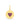 14K Ruby Heart Disc Charm