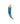 14K Turquoise Horn