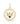 14K Diamond Enamel Bee Charm