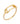 14K Safety Pin Diamond Ring