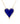 14K Diamond Lapis Heart