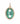 14K Malachite Puffed Mariner Charm