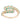 14K Emerald Bypass Ring
