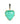 Malachite Jumbo Puffed Heart Charm