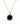 14K Round Diamond Disc Pendant
