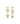 14K Diamond Butterfly Hoop Earrings