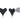 14K Black Diamond Oxidized Heart Studs