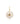 14K Pearl Evil Eye Charm