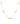 14K Diamond Bezel Necklace