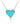 14K Turquoise and Diamond Heart Necklace