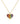 14K Rainbow Puff Heart