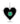14K Emerald And Onyx Heart Charm