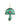 14K Diamond And Malachite Mushroom Charm