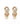Bone Colored Drop Earrings