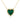 14K Malachite and Diamond Heart