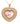 YG Plated Pave Heart Shaker Necklace