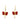 14K Children’s Butterfly Enamel Drop Earrings