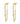 14K Diamond Chain Earrings