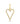 14K Diamond Open Heart Charm