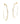 18K Gold Plated Leaf Hoops
