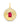 14K Ruby And Diamond Charm