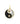 14K Diamond Yin Yang Charm