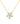 14K Diamond Flower Necklace