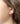 14K Ruby Heart Huggies