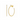 A pair of gold hoop earrings with pavé-set clear stones, one shown as a full hoop and the other as a dangling vertical bar with a single stone at the top, on a plain white background.