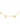 A delicate gold chain necklace featuring three capital letters 'M', 'A', and 'M' embellished with small clear stones, displayed against a solid white background.