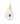 14K Baroque Pearl Charm